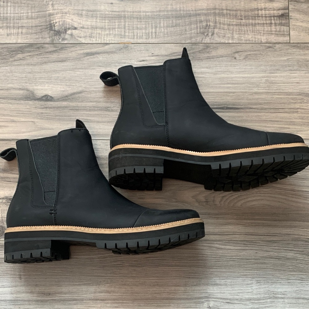Toms Black Ankle Booties